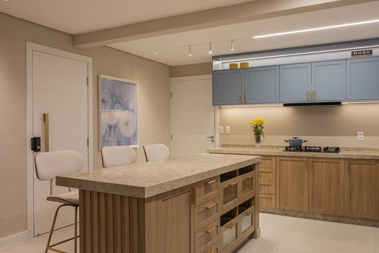 Projeto de cozinha da Mobelle